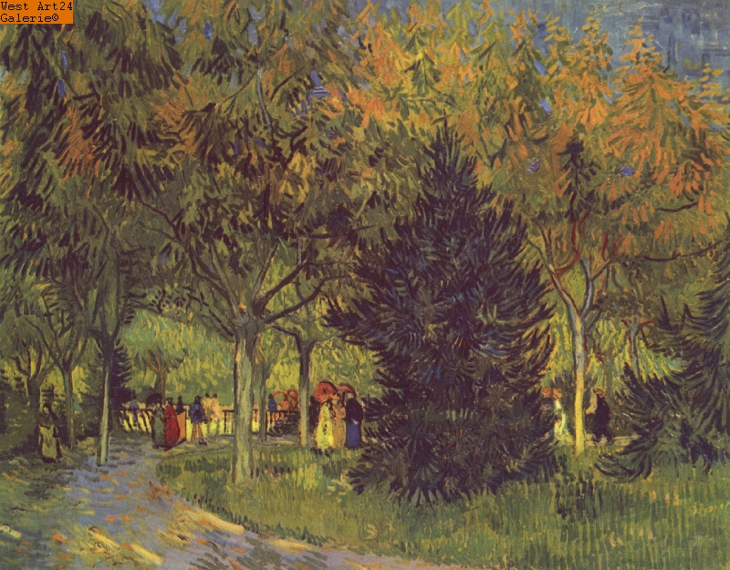 Der Garten des Dichters nach van Gogh Gemäldeimitation